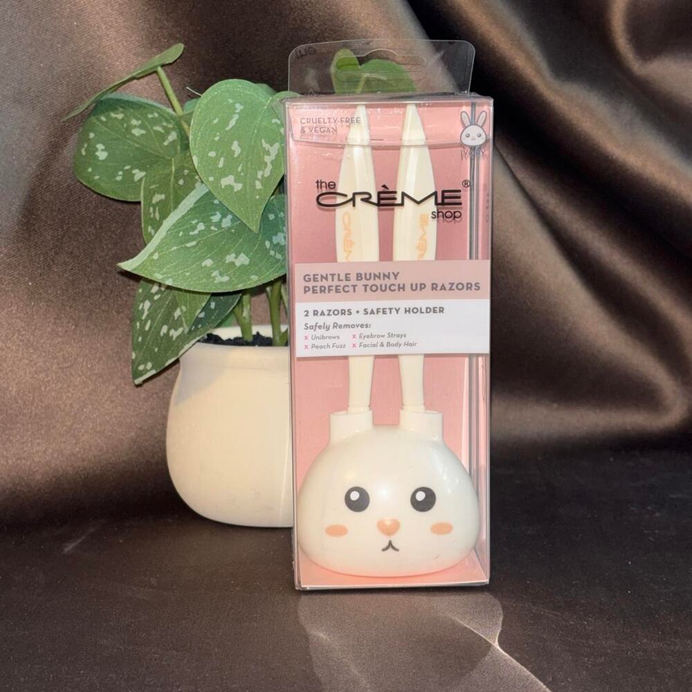 The Crème Shop Gentle Bunny Perfect Touch Up Razors
2 Razors + Safety Holder